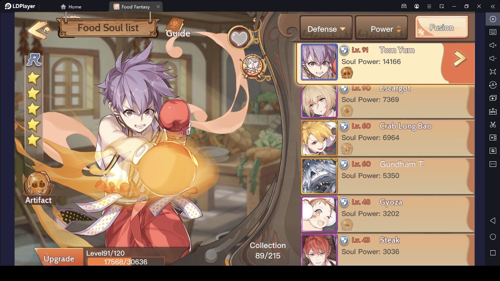 Food Fantasy Food Soul - Rare Tier (R )