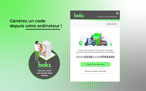 Boks extension e-commerce