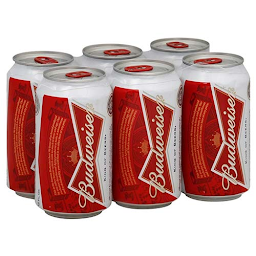 6 Pack- Budweiser