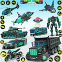 Dragon Robot Police Car Games