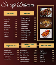 SR Cafe Hotel menu 2