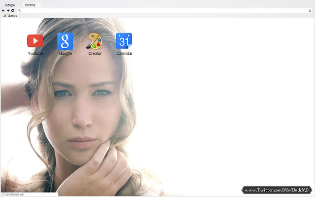 Jennifer Lawrence - Theme chrome extension