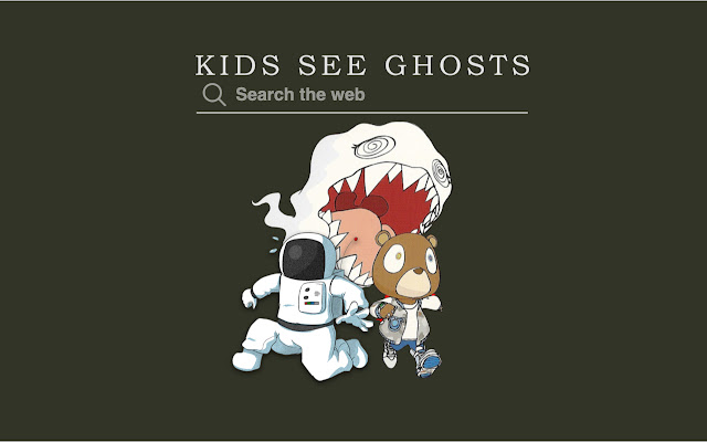 Kids See Ghosts New Tab Music Theme