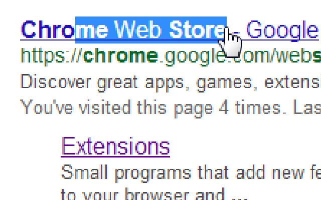 Hyperlink Text Selector chrome extension
