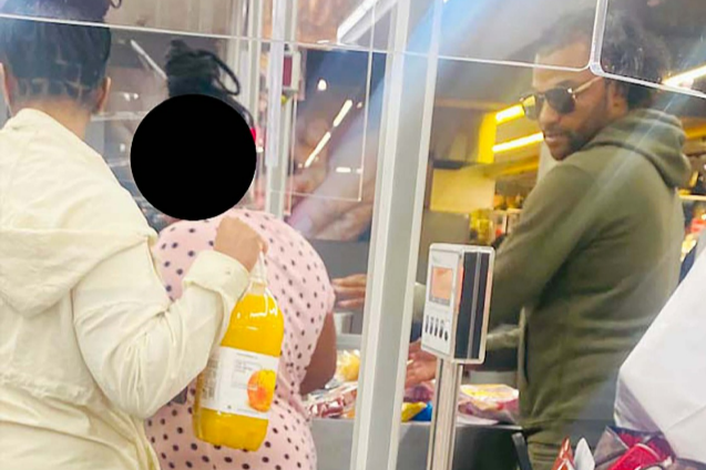 A man resembling 'Facebook rapist' Thabo Bester, seen in Woolworths in Sandton nearly two months after Bester was supposed to have died in prison.