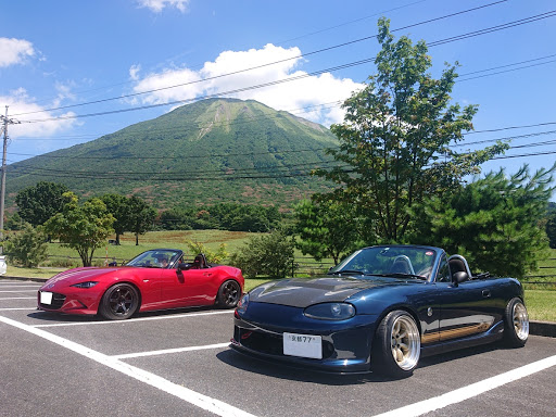 マツダ ロードスターを華麗にカスタム By Ara 08 おははく オープンカーの集い つづきミーティング会場を後にした我々は せっかく大山まで来 Cartune