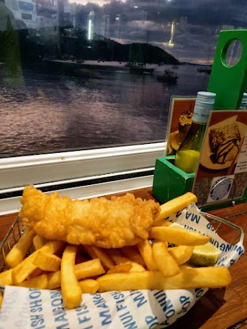 Mangonui Fish Shop ocean view dining