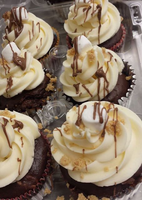 Salted Caramel Cupcakes ~ to die for! They are always buy 3 get 1 free at the store!