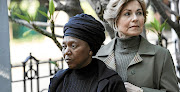 Clementine Mosimane as Poppie Nongena and and Anna-Mart van der Merwe as Antoinette Swanepoel in a scene from 'Poppie Nongena'.