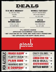 Plan B menu 3