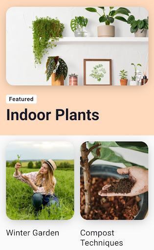 Screenshot Plant Identifier App