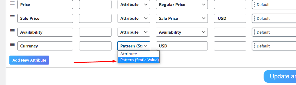 Static value