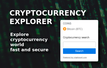 Cryptocurrency explorer Preview image 0