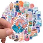 Beverage bottle sticker