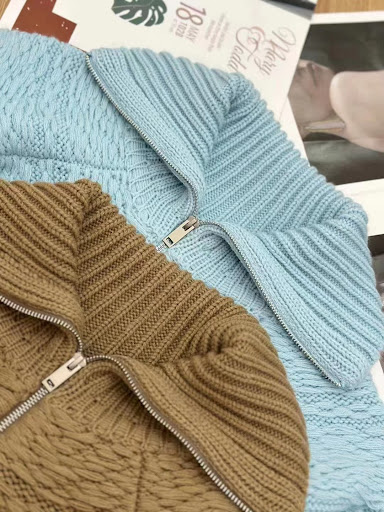 Title 13, Womens Half Zip Sweater