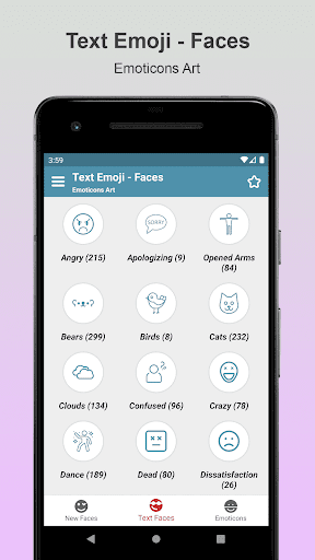 Text Face Emoticons - Symbol - Ascii Art Generator