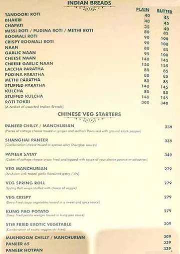 Mh 43 Resto Bar menu 