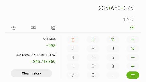 Samsung Calculator screenshot #3