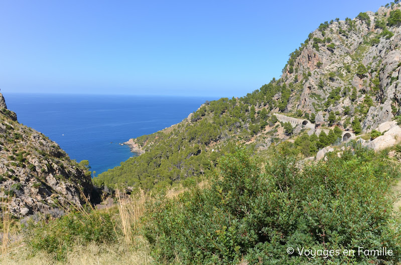 Route de la corniche, miradors