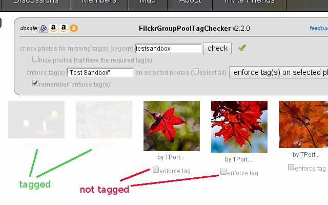 Flickr GroupPool Tag Checker Preview image 0