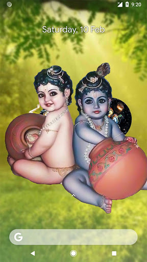 Screenshot 4D Little Krishna Wallpaper