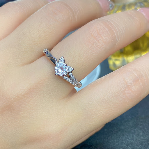 Title 4, Kitten Female Ring with Artificial Diamond, Min...