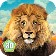 Wild African Lion Simulator 3D  Icon