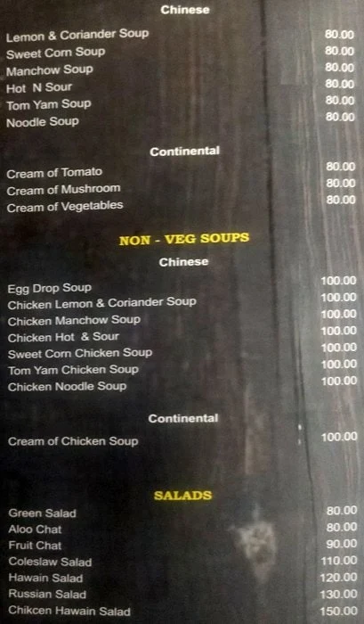 Uttarkhand menu 