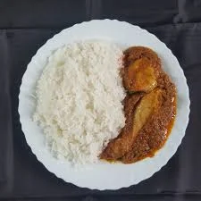 Chicken Curry +Plain Rice Combo