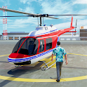 City Helicopter Fly Simulation