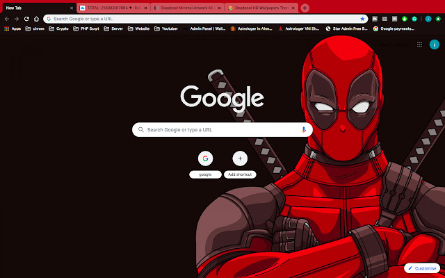 Deadpool HD Wallpapers Theme