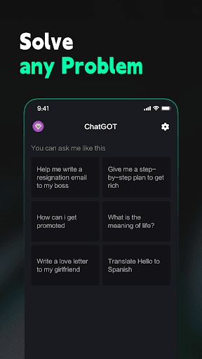 Screenshot AI Chat Bot Assistant