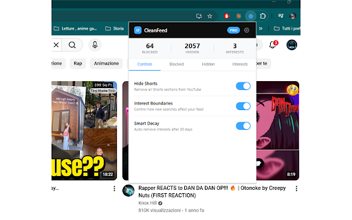 CleanFeed - YouTube That Respects You screenshot 4