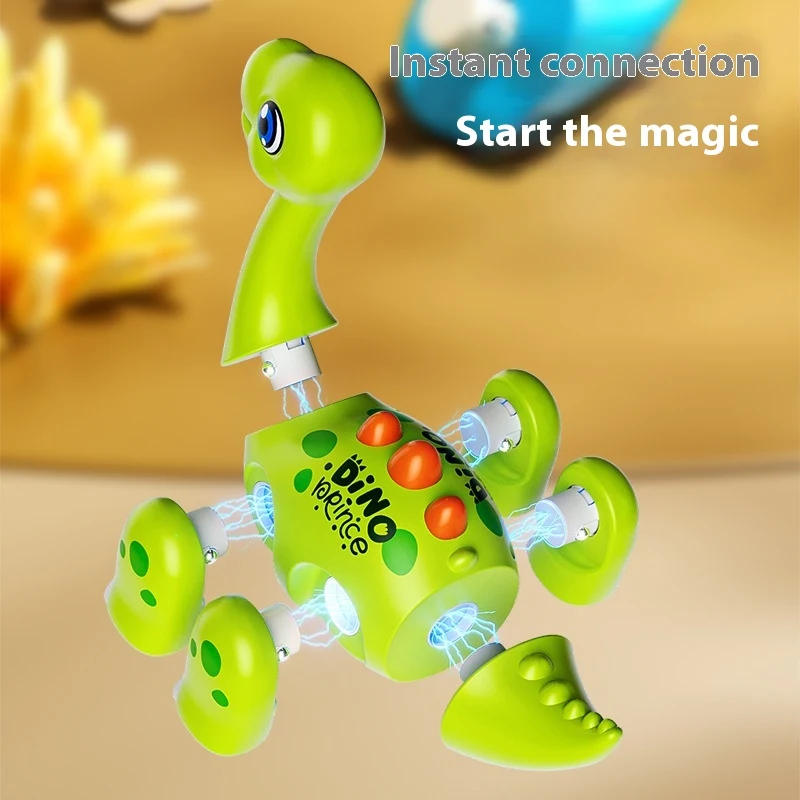 Dinosaur Toys for Children Puzzle Magnetic Assembly Free DIY Simulation Animal Model Fun and Educational Creative Play
