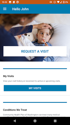 Screenshot CHPW Virtual Care