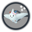 Togekiss che indossa una corona di fiori*