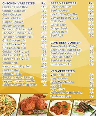 ZAMZAM FAST FOOD menu 1