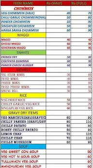 Mr Bohras Bakers & Snacks Hub menu 2