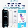 Kính Cường Lực Iphone 14 Pro Max / 13 Pro Max / Iphone 12 Mini / 11 Pro Max Full Màn Hình Chính Hãng Nillkin