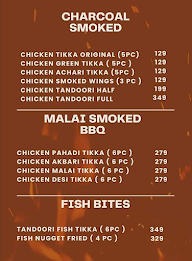 BBQ Zone menu 1