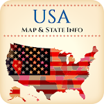 Cover Image of ダウンロード Map of USA 5.3 APK