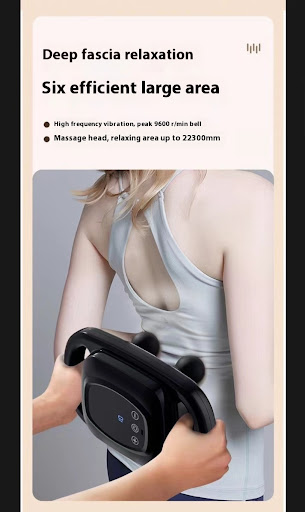 Title 11, Six-head Massage Gun Deep Muscle Relaxation Tool