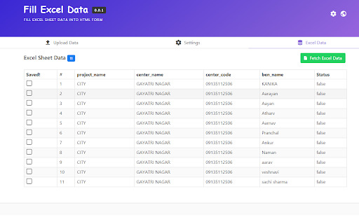 Excel Data Filler - CTH