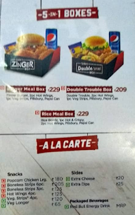 KFC menu 5