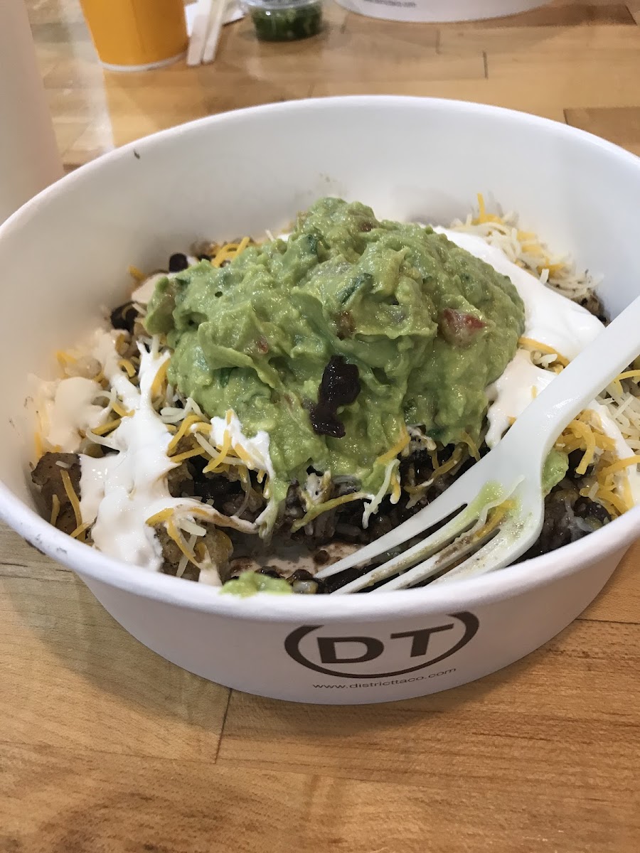 The burrito bowls are delicious!