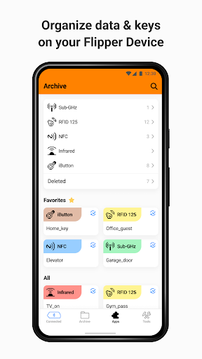 Screenshot Flipper Mobile App