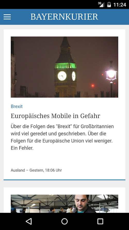 Android application BAYERNKURIER – Nachrichten screenshort