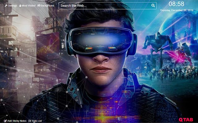 Ready Player One Wallpaper for New Tab