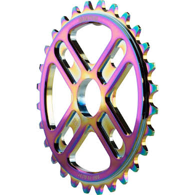 Salt Plus Manta Bolt Drive Sprocket 28t Oilslick Includes Adaptors for 19 and 22mm Spindles