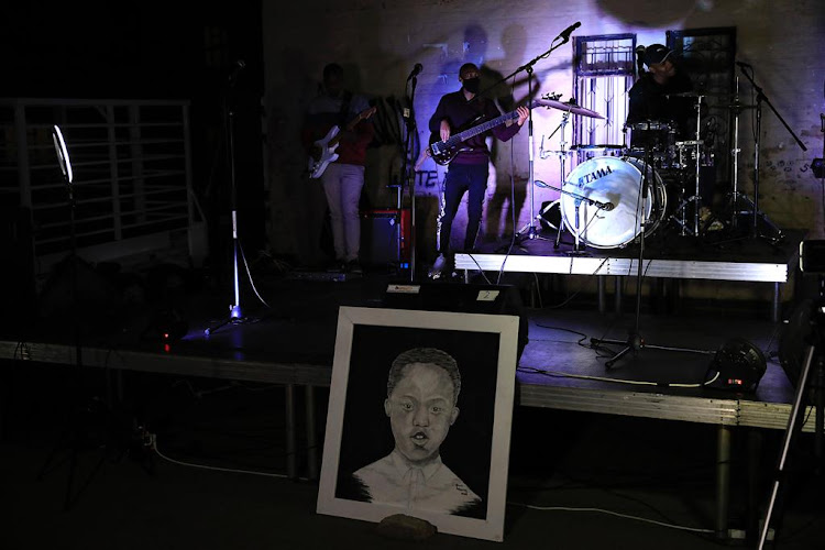 Mourners at the memorial service of Nateniël Julies in Eldorado Park on Thursday evening.